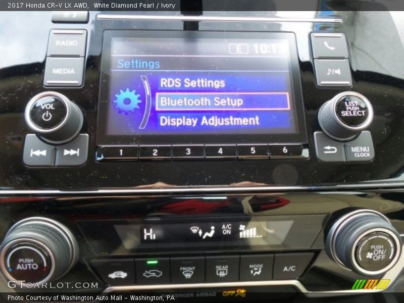 White Diamond Pearl / Ivory 2017 Honda CR-V LX AWD