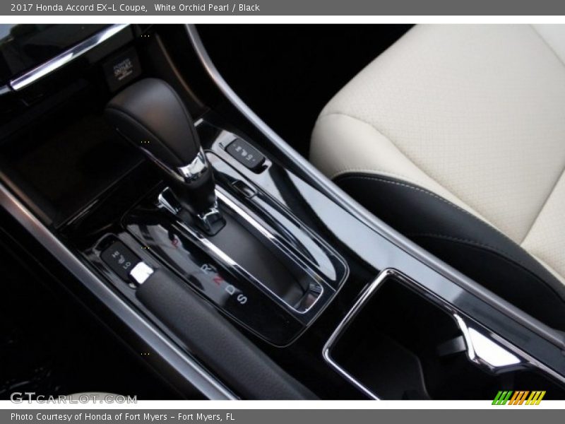 White Orchid Pearl / Black 2017 Honda Accord EX-L Coupe