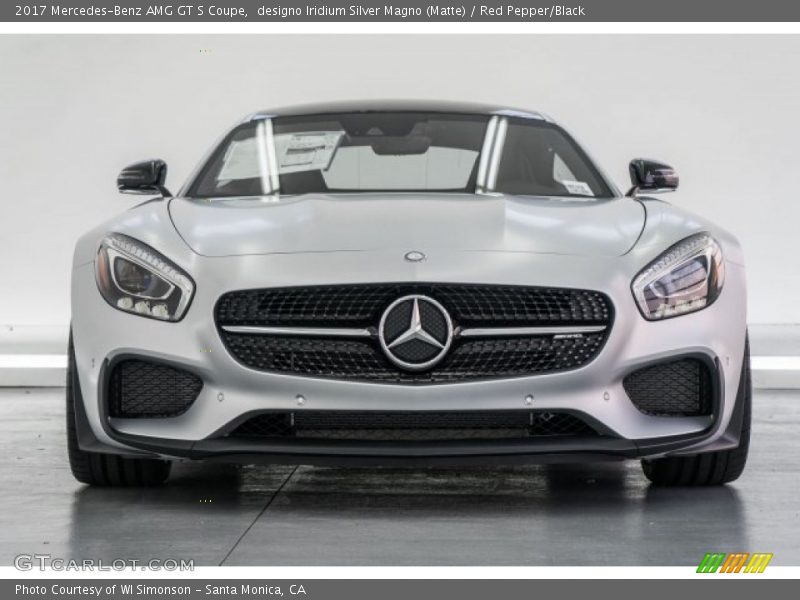  2017 AMG GT S Coupe designo Iridium Silver Magno (Matte)