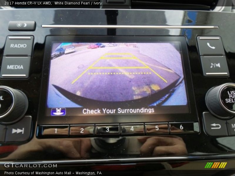 White Diamond Pearl / Ivory 2017 Honda CR-V LX AWD