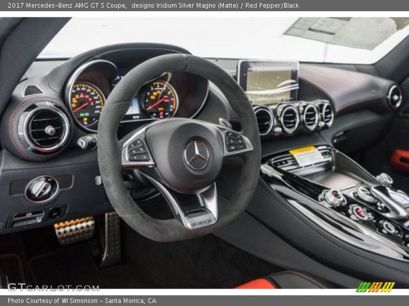 Dashboard of 2017 AMG GT S Coupe