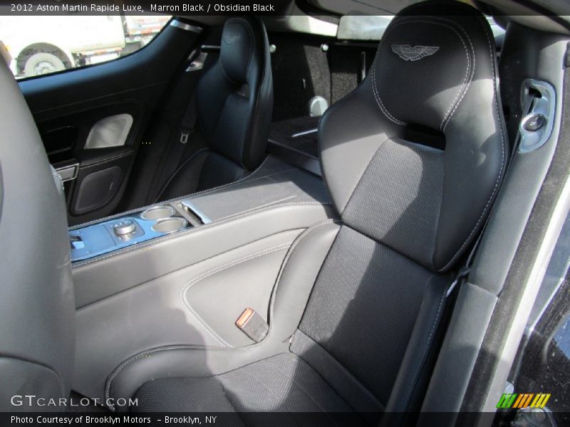Rear Seat of 2012 Rapide Luxe