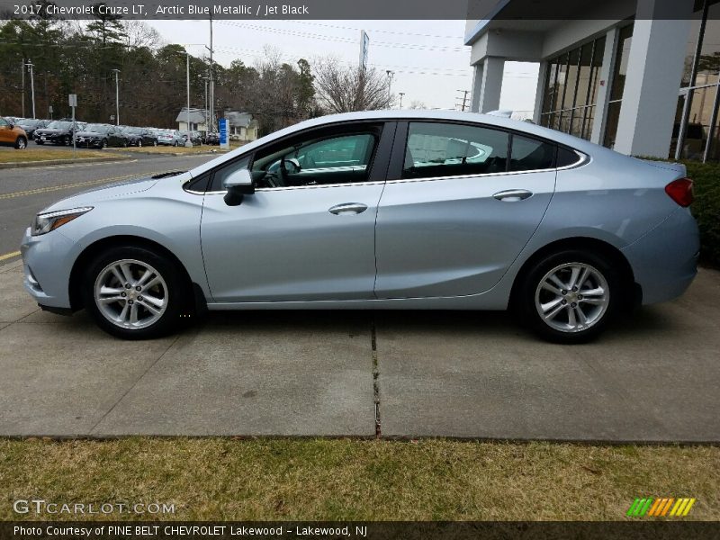 Arctic Blue Metallic / Jet Black 2017 Chevrolet Cruze LT
