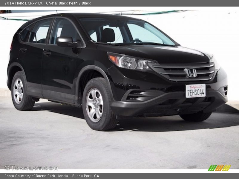 Crystal Black Pearl / Black 2014 Honda CR-V LX