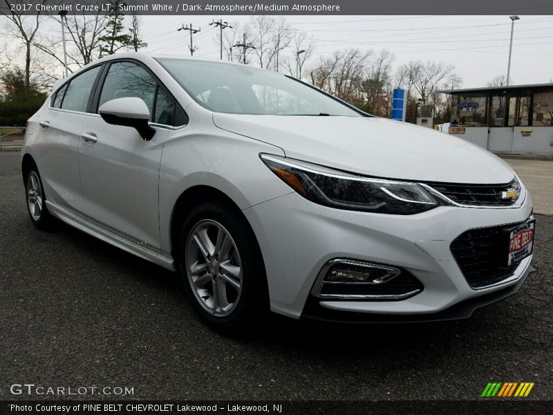 Summit White / Dark Atmosphere/Medium Atmosphere 2017 Chevrolet Cruze LT