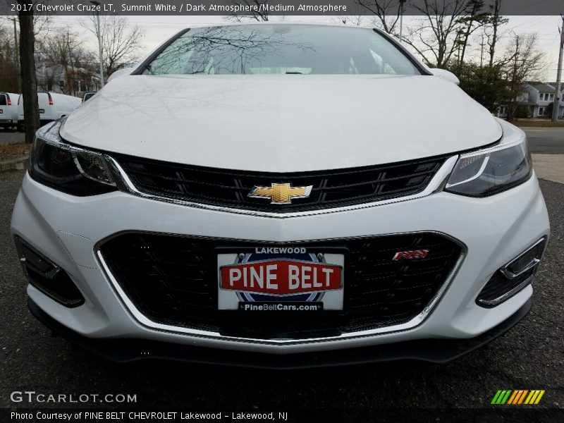 Summit White / Dark Atmosphere/Medium Atmosphere 2017 Chevrolet Cruze LT
