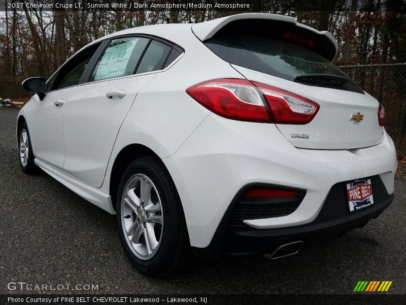 Summit White / Dark Atmosphere/Medium Atmosphere 2017 Chevrolet Cruze LT