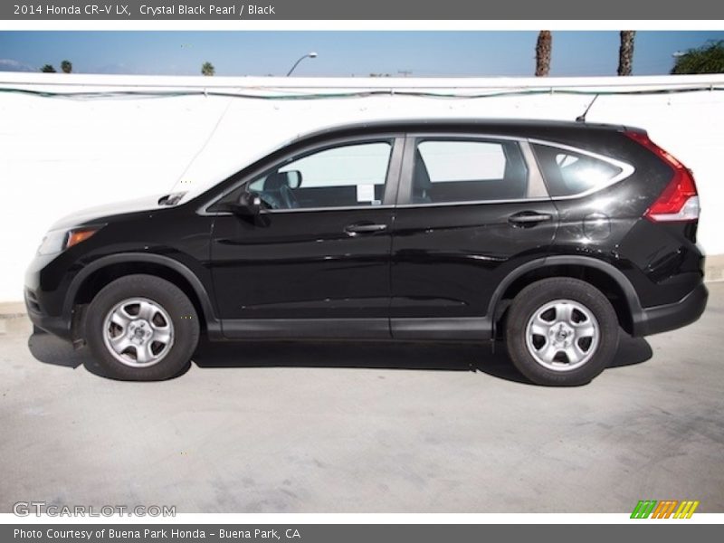 Crystal Black Pearl / Black 2014 Honda CR-V LX