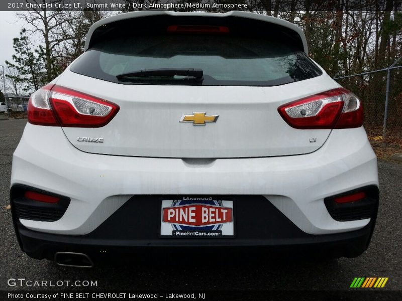 Summit White / Dark Atmosphere/Medium Atmosphere 2017 Chevrolet Cruze LT