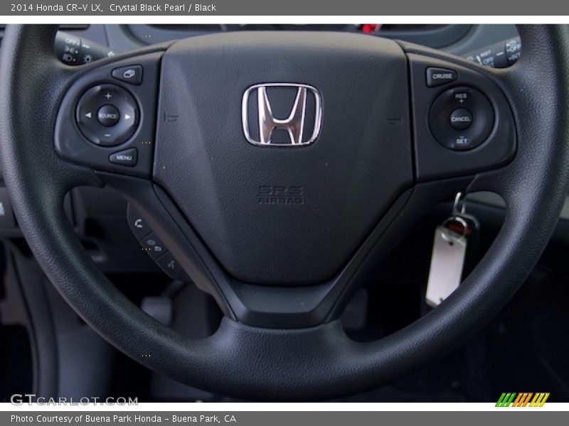 Crystal Black Pearl / Black 2014 Honda CR-V LX