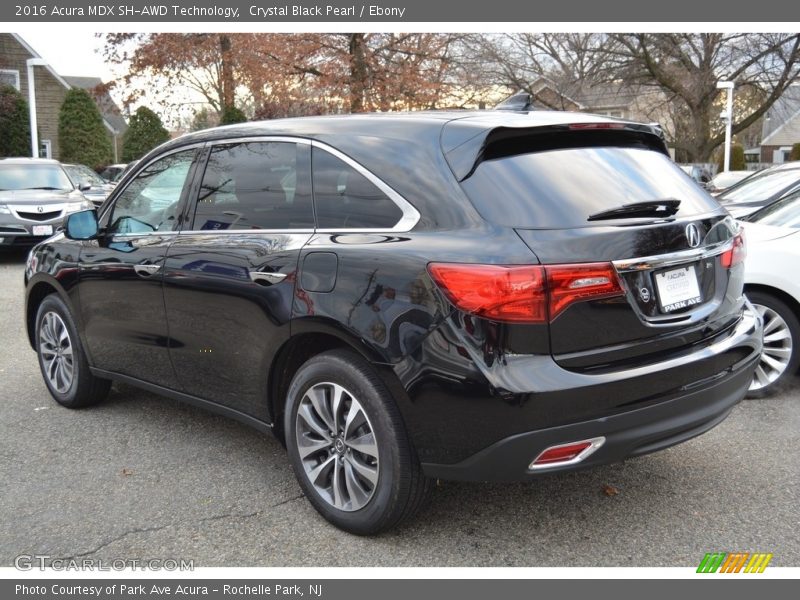 Crystal Black Pearl / Ebony 2016 Acura MDX SH-AWD Technology