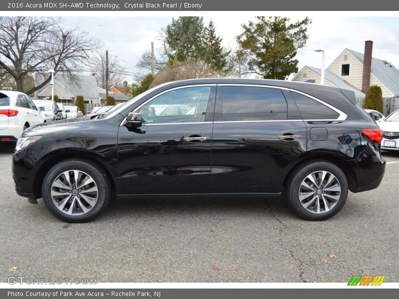 Crystal Black Pearl / Ebony 2016 Acura MDX SH-AWD Technology