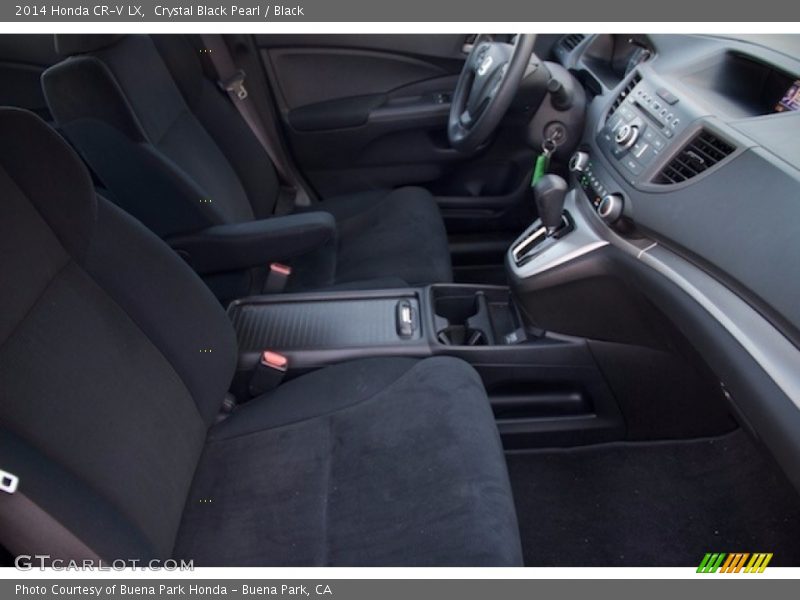 Crystal Black Pearl / Black 2014 Honda CR-V LX