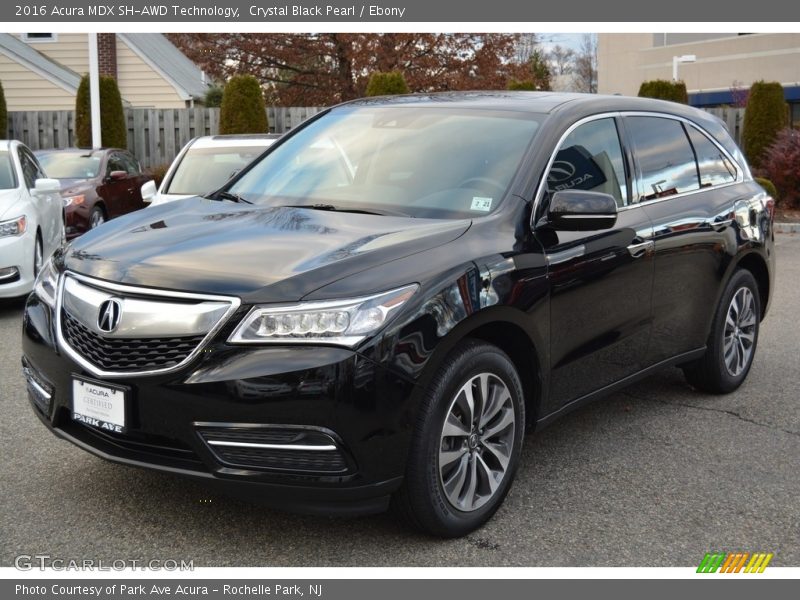 Crystal Black Pearl / Ebony 2016 Acura MDX SH-AWD Technology