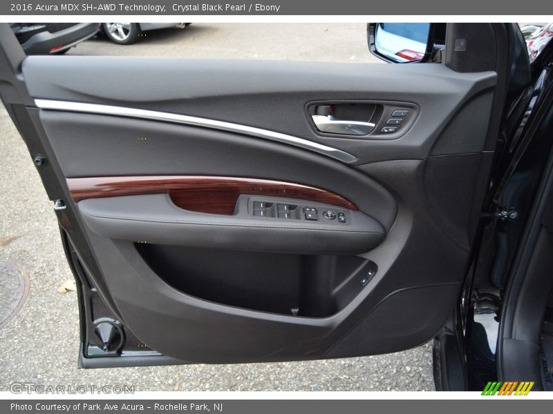 Crystal Black Pearl / Ebony 2016 Acura MDX SH-AWD Technology