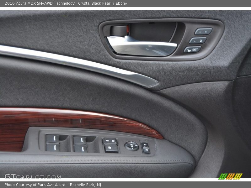 Crystal Black Pearl / Ebony 2016 Acura MDX SH-AWD Technology