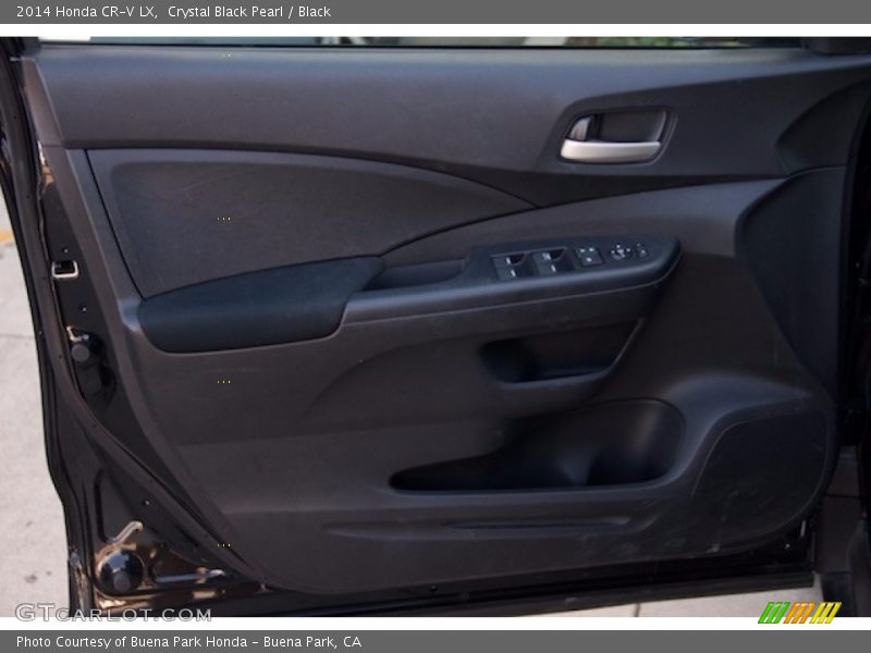 Crystal Black Pearl / Black 2014 Honda CR-V LX