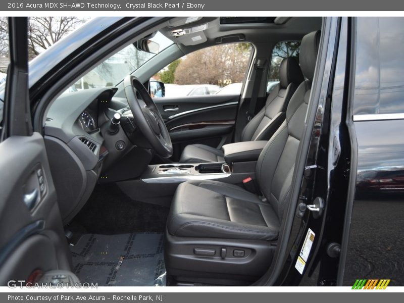 Crystal Black Pearl / Ebony 2016 Acura MDX SH-AWD Technology