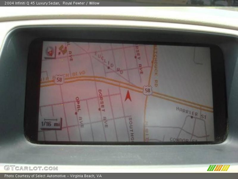 Royal Pewter / Willow 2004 Infiniti Q 45 Luxury Sedan