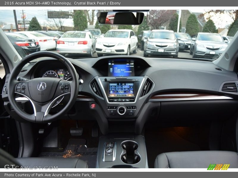 Crystal Black Pearl / Ebony 2016 Acura MDX SH-AWD Technology