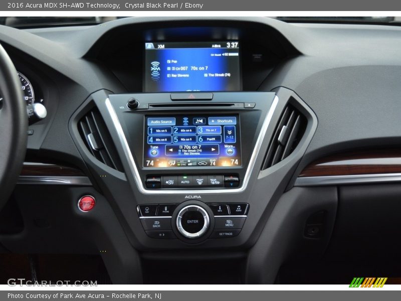 Crystal Black Pearl / Ebony 2016 Acura MDX SH-AWD Technology