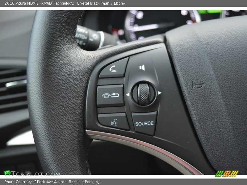 Crystal Black Pearl / Ebony 2016 Acura MDX SH-AWD Technology
