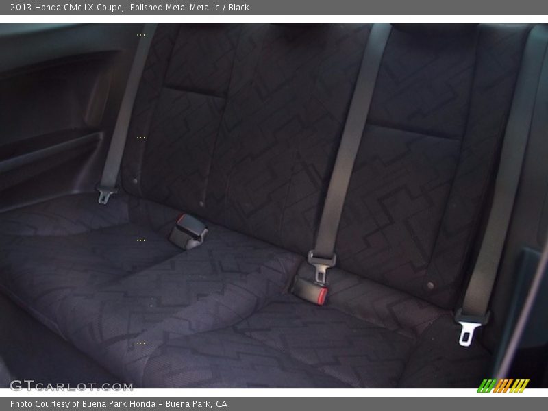Polished Metal Metallic / Black 2013 Honda Civic LX Coupe