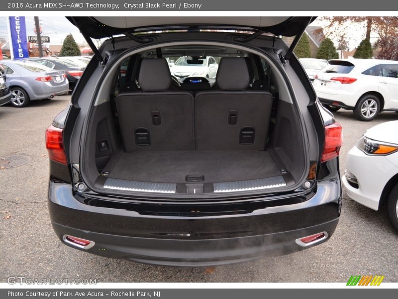 Crystal Black Pearl / Ebony 2016 Acura MDX SH-AWD Technology