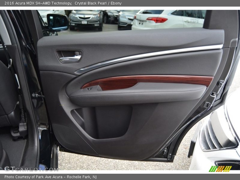 Crystal Black Pearl / Ebony 2016 Acura MDX SH-AWD Technology