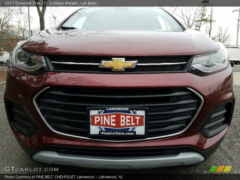 Crimson Metallic / Jet Black 2017 Chevrolet Trax LT