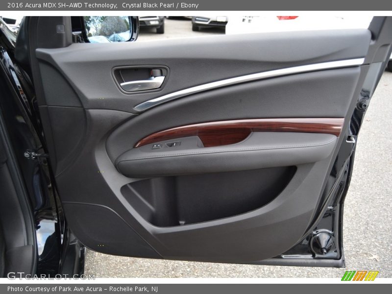 Crystal Black Pearl / Ebony 2016 Acura MDX SH-AWD Technology
