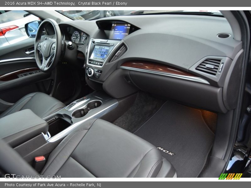 Crystal Black Pearl / Ebony 2016 Acura MDX SH-AWD Technology