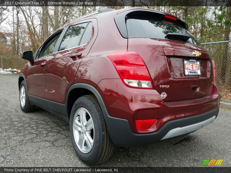 Crimson Metallic / Jet Black 2017 Chevrolet Trax LT