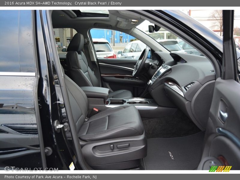 Crystal Black Pearl / Ebony 2016 Acura MDX SH-AWD Technology