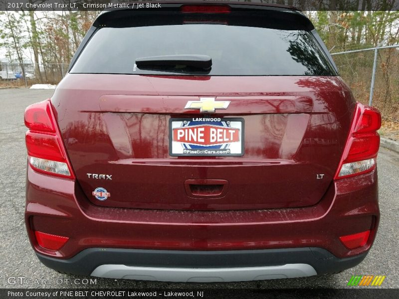 Crimson Metallic / Jet Black 2017 Chevrolet Trax LT