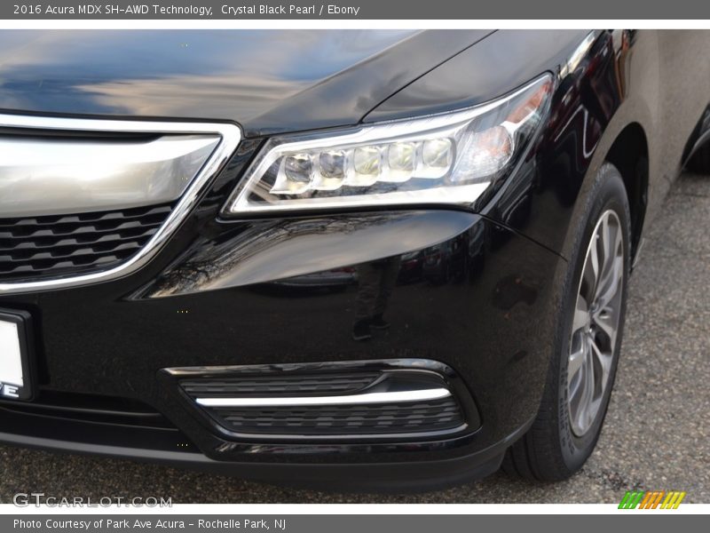 Crystal Black Pearl / Ebony 2016 Acura MDX SH-AWD Technology