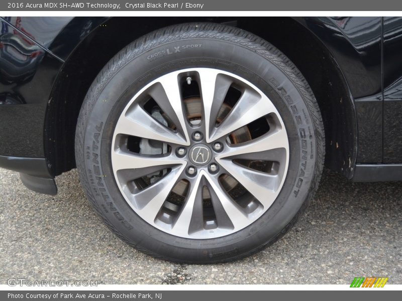 Crystal Black Pearl / Ebony 2016 Acura MDX SH-AWD Technology