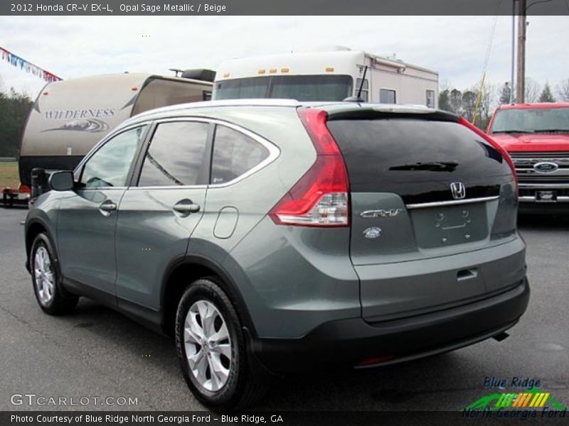 Opal Sage Metallic / Beige 2012 Honda CR-V EX-L