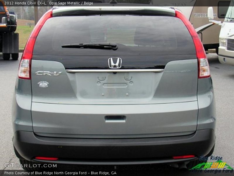 Opal Sage Metallic / Beige 2012 Honda CR-V EX-L