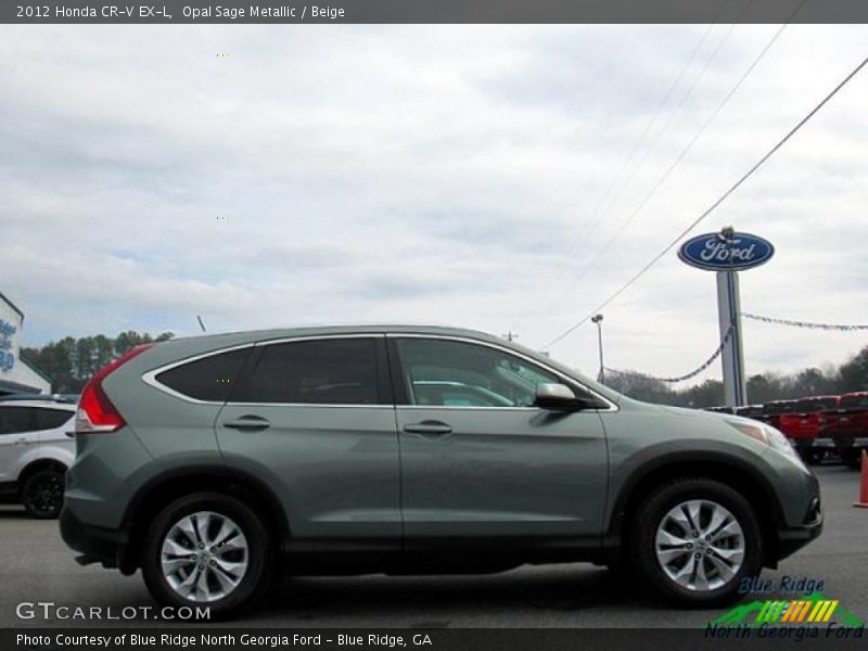 Opal Sage Metallic / Beige 2012 Honda CR-V EX-L