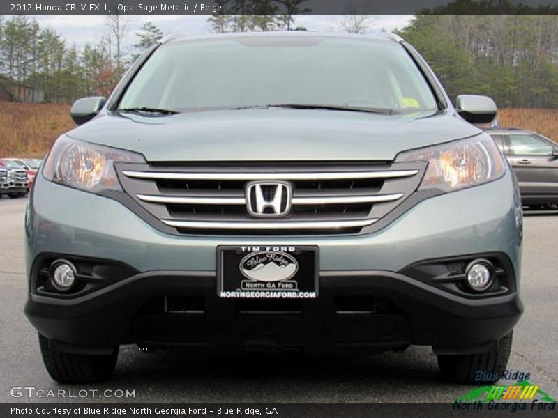 Opal Sage Metallic / Beige 2012 Honda CR-V EX-L