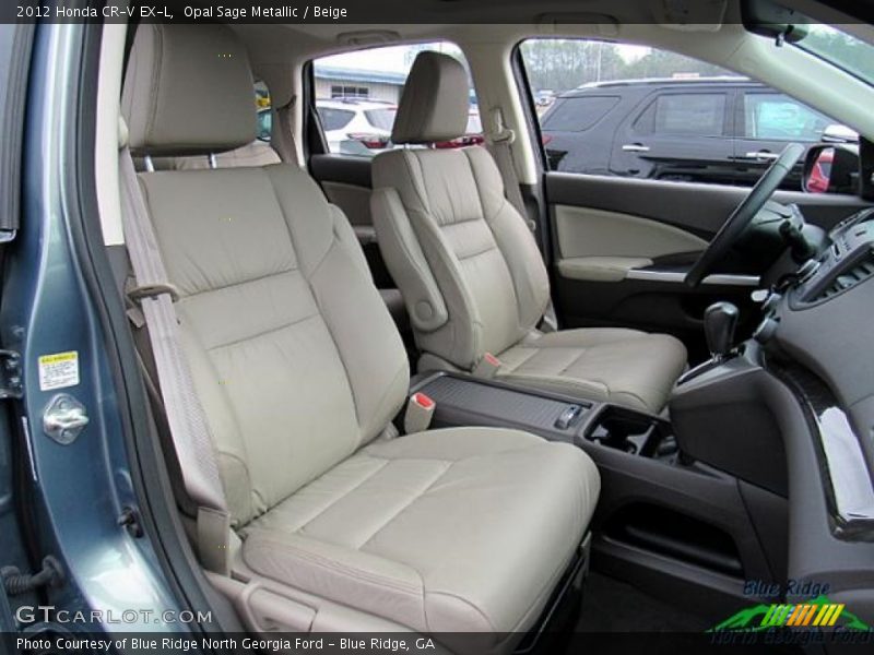 Opal Sage Metallic / Beige 2012 Honda CR-V EX-L
