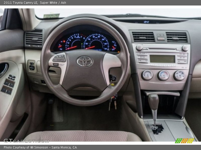 Super White / Ash 2011 Toyota Camry LE