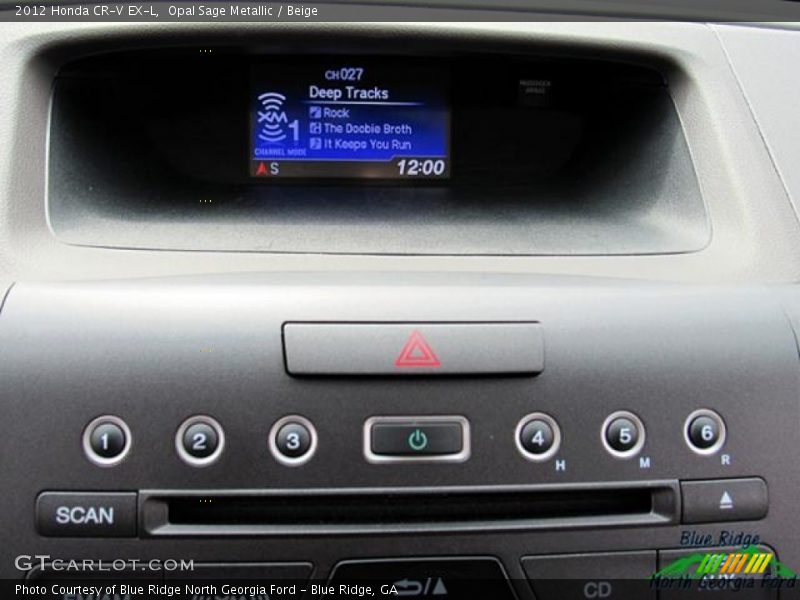 Opal Sage Metallic / Beige 2012 Honda CR-V EX-L