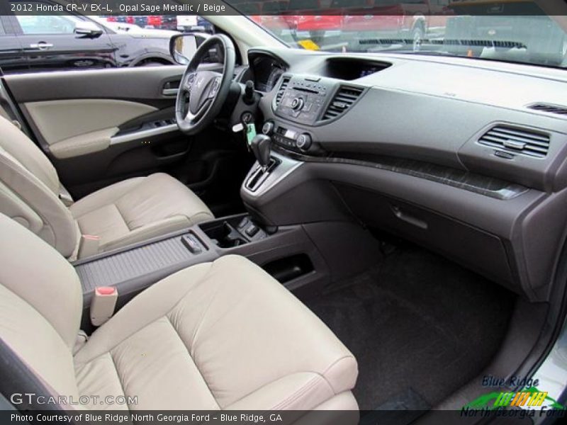Opal Sage Metallic / Beige 2012 Honda CR-V EX-L