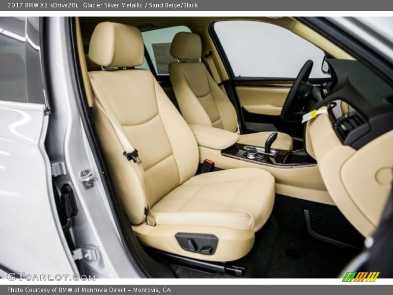 Glacier Silver Metallic / Sand Beige/Black 2017 BMW X3 sDrive28i