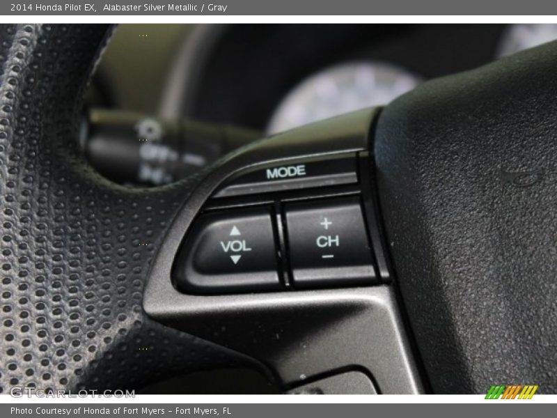 Alabaster Silver Metallic / Gray 2014 Honda Pilot EX