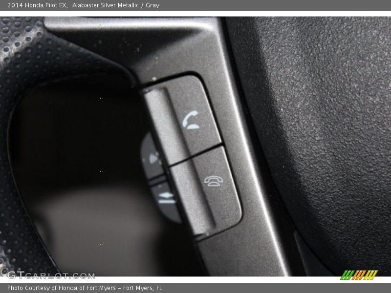 Alabaster Silver Metallic / Gray 2014 Honda Pilot EX