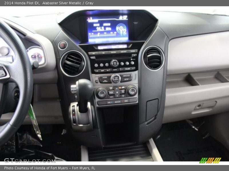 Alabaster Silver Metallic / Gray 2014 Honda Pilot EX