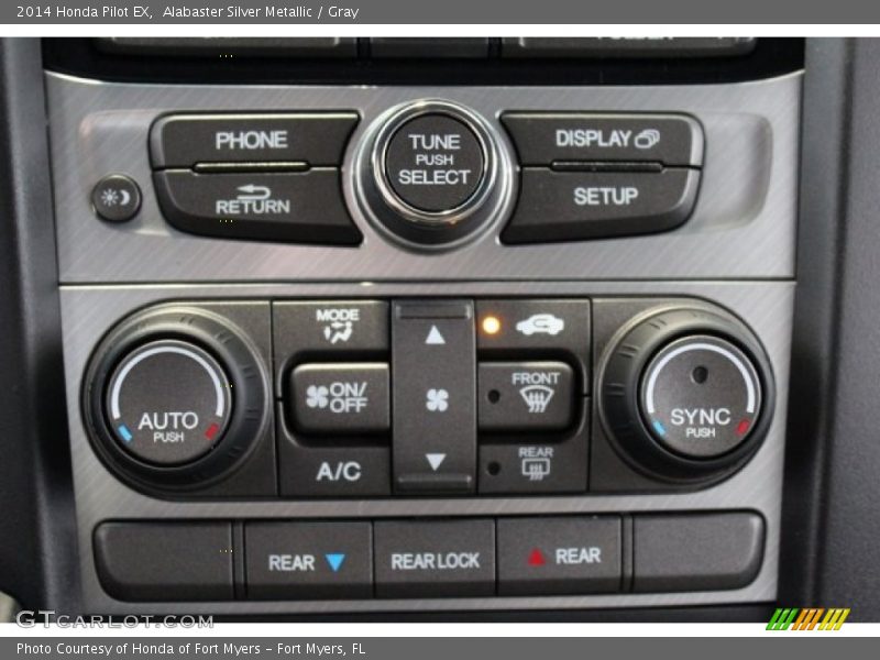 Alabaster Silver Metallic / Gray 2014 Honda Pilot EX